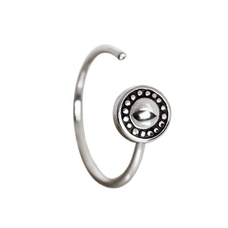 Piercing anneau nez  embout circulaire pict