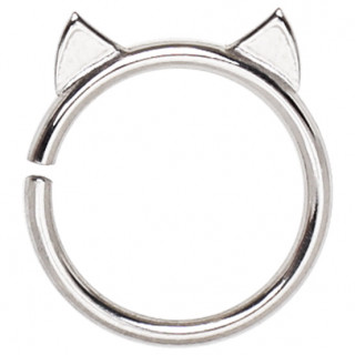 Piercing cartilage anneau  oreilles de chat