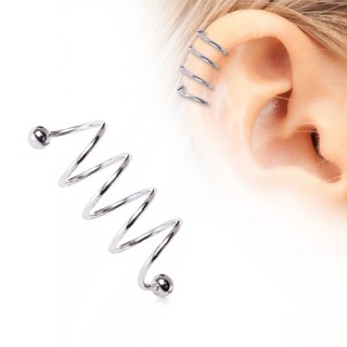 Piercing cartilage hlix bobine twist en acier