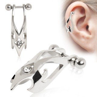 Piercing helix style bec de faucon