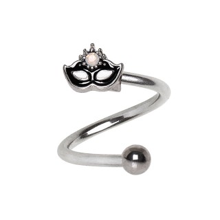 Piercing hlix twist  masque de carnaval vnitien