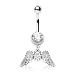 Piercing nombril  lgantes ailes d'ange