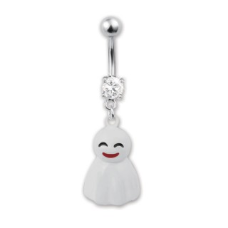 Piercing nombril fantome rigolo