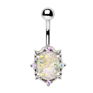 Piercing nombril miroir mystique