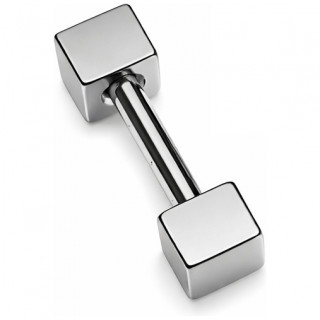 Piercing cartilage h�lix en acier � cubes