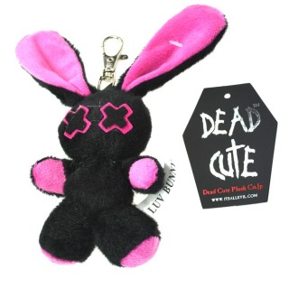 Porte-cls peluche gothique lapin Baby Minxy - Luv Bunny's