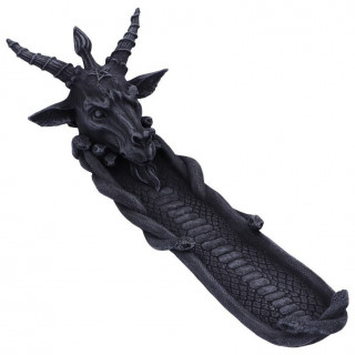 Porte encens (pourt batnnet)  tte de dmon Baphomet (29,2cm)