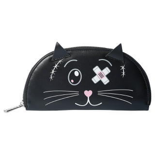 Porte-monnaie chat bagarreur  oeil pansement "NEKO" - Banned