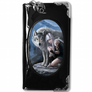 Portefeuilles long effets 3D  femme et loup "Protector" - Anne Stokes