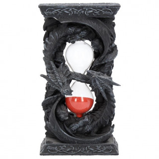 Sablier draconique "Dragon gardien du temps" (18cm)