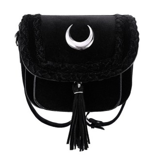 Sac  main gothique  lune renverse 90s CRESCENT - Restyle