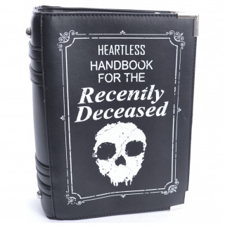 Sac bandoulire en forme de grimoire  tte de mort DECEASED BOOK - Heartless