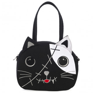 Sac  main chat kawaii balafr noir et blanc HIBIKI - Banned