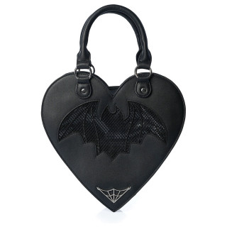 Sac  main en forme de coeur  chauve-souris - Banned