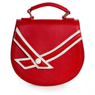 Sac  main rtro style nautique rouge - BANNED