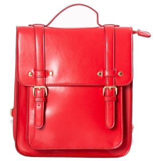 Sac vintage rouge modle "COHEN BAG" - Banned