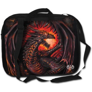 Sacoche pour ordinateur portable 15" avec dragon flamboyant