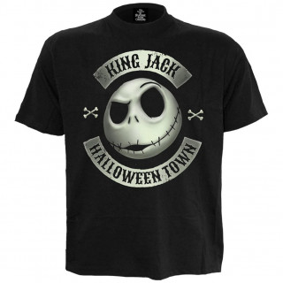 T-shirt de homme KING JACK SKELLINGTON - HALLOWEEN TOWN (Licence officielle)