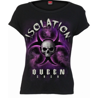 T-shirt femme gothique ISOLATION QUEEN 2020