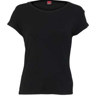 T-shirt femme noir col bateau URBAN FASHION