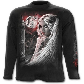T-shirt gothique homme  manches longues "cit des anges"
