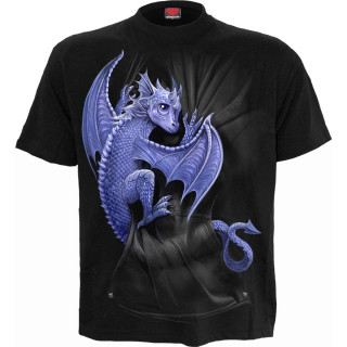 T-Shirt homme avec dragonnet s'accrochant au tissu