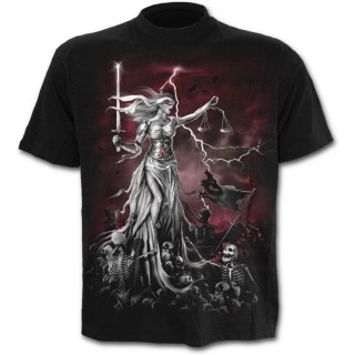 T-shirt homme avec la justice combattante