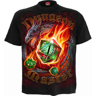 T-shirt homme avec La Mort et le dragon "DUNGEON MASTER"