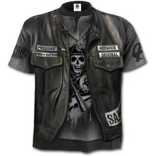 T-shirt homme biker "JAX WRAP" - Sons of Anarchy