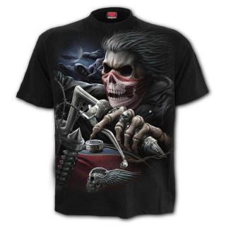 T-shirt homme  biker revenant d'entre les morts