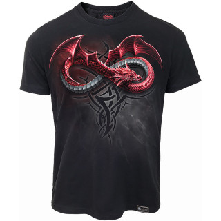 T-shirt homme coton Bio à dragons Yin et Yang