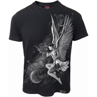 T-shirt homme coton Bio  femme ange dormante