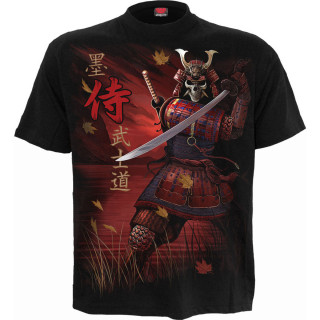 T-shirt homme à dragon asiatique et Samouraï