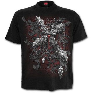 T-shirt homme gothique  Croix des tnbres