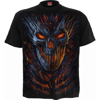 T-shirt homme gothique  dmon volcanique des profondeurs