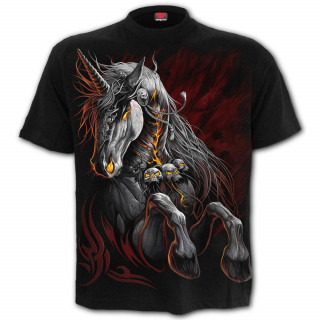 T-shirt homme gothique  Licorne infernale