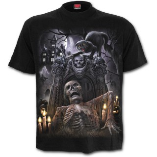 T-shirt homme gothique  maison hante