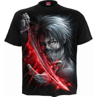 T-shirt homme guerrier japonais à épée dévoreuse d'âmes