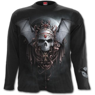 T-shirt homme manches longues avec baronne de la nuit