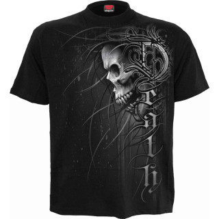 T-shirt homme tête de mort "DEATH FOREVER"