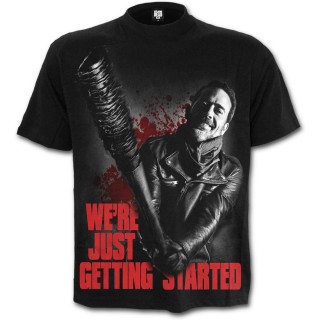 T-shirt homme Walking Dead "Just Getting Started" Negan (Licence officielle)