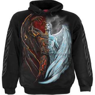 Sweat capuche homme fusion Ange et D�mon