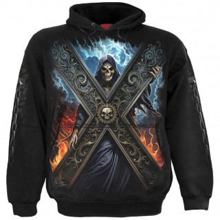 Sweat capuche homme Croix de la damnation