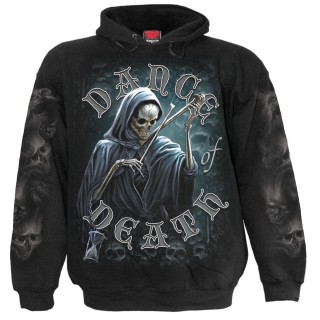 Sweat capuche homme gothique Danse de la Mort