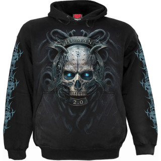 Sweat capuche homme Humain 2.0  homme cyborg