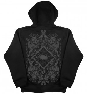 Sweat-shirt  capuche gothique Blind (C/B) - LA Mort Clothing