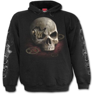 Sweat-shirt gothique enfant avec bandit Steam Punk et crane  rouages