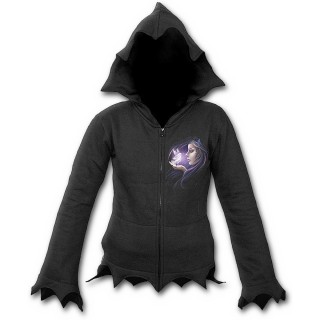 Sweat-shirt gothique femme avec fe des bois