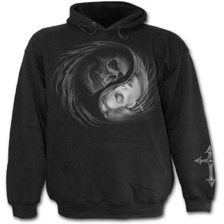 Sweat-shirt gothique homme avec la Mort emportant une jeune femme