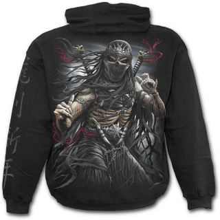Sweat-shirt gothique homme avec squelette assassin ninja